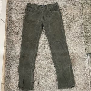 Calvin Klein Green Cord Pants